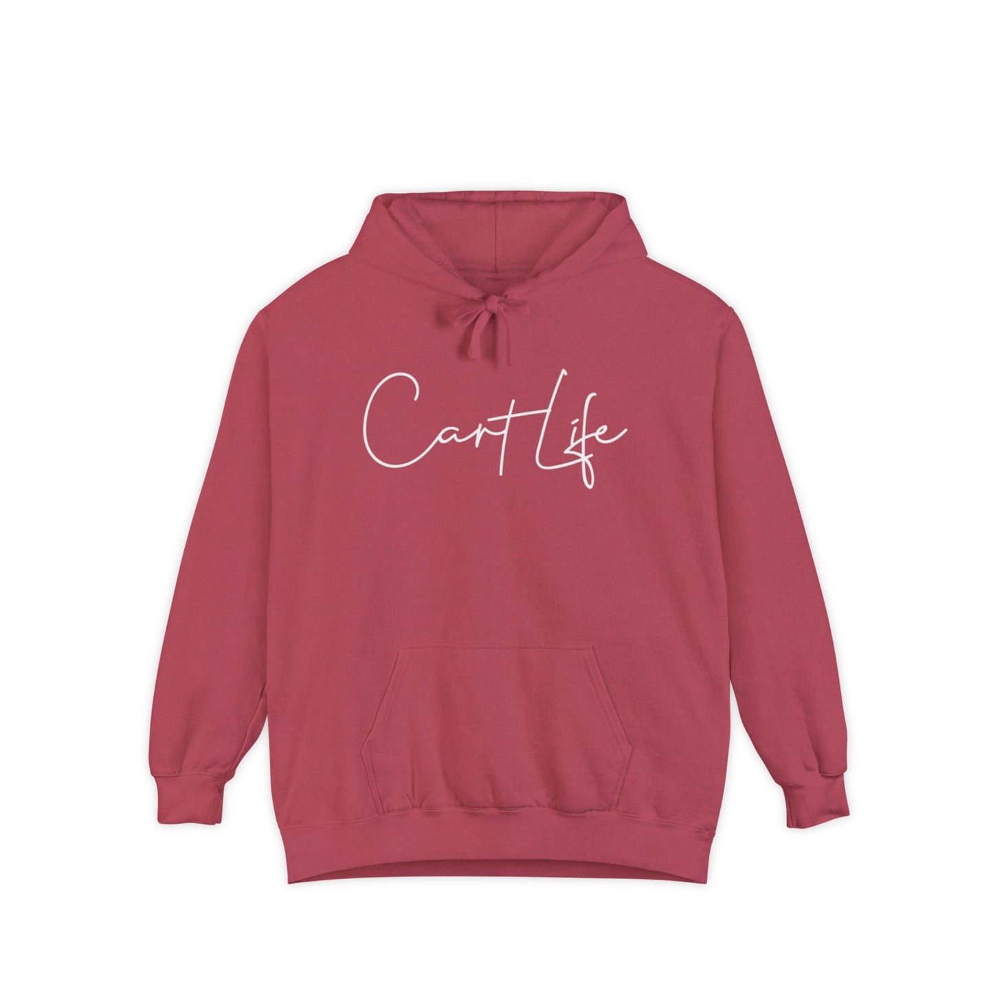 Cart Life Hoodie — Script Logo Garment-Dyed Pullover