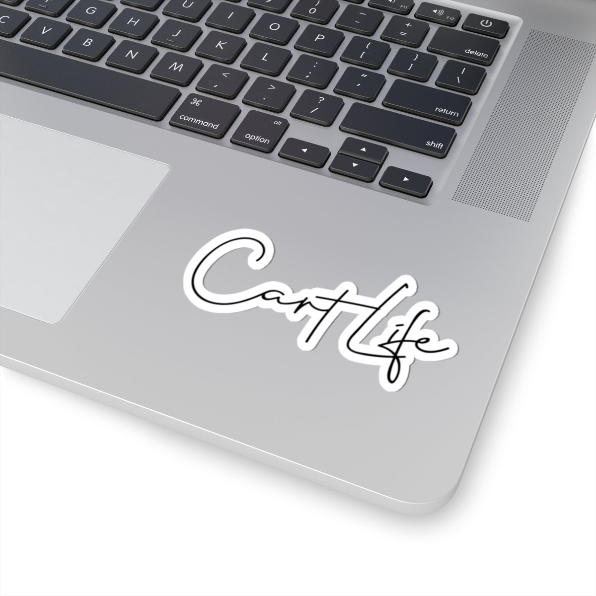 Car Life Script Sticker — Minimal Laptop & Planner Decal