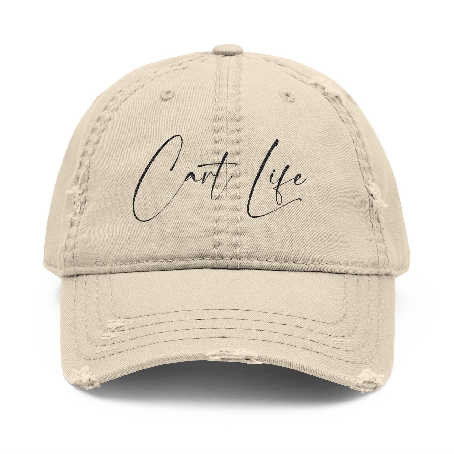 Distressed Dad Hat (Embroidery)