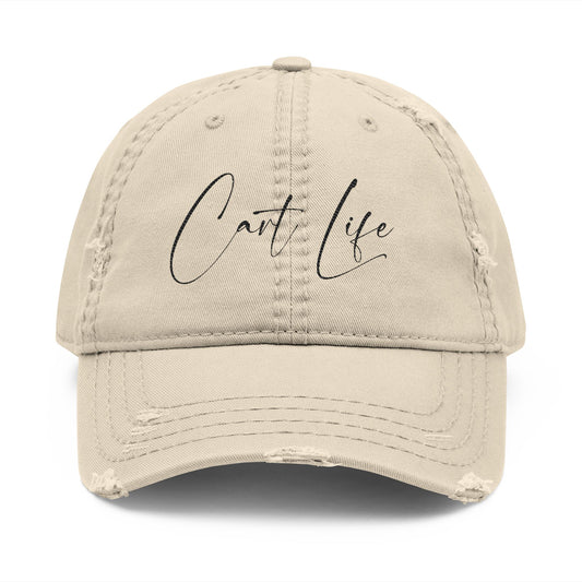 Distressed Dad Hat (Embroidery)