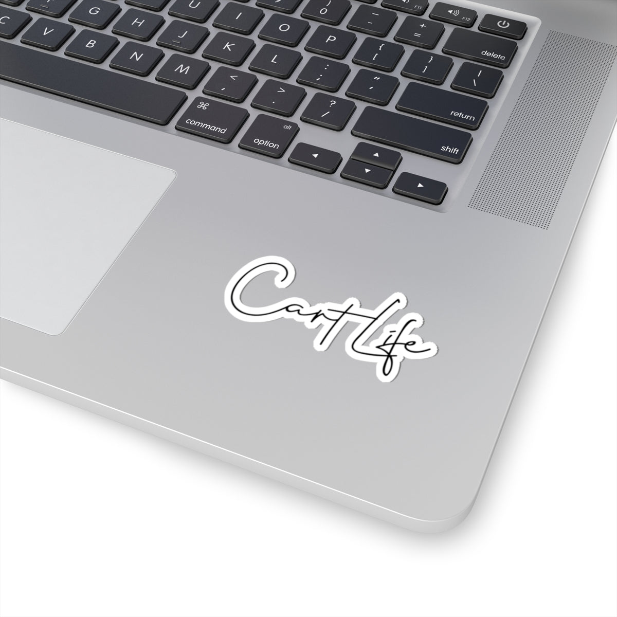 Car Life Script Sticker — Minimal Laptop & Planner Decal