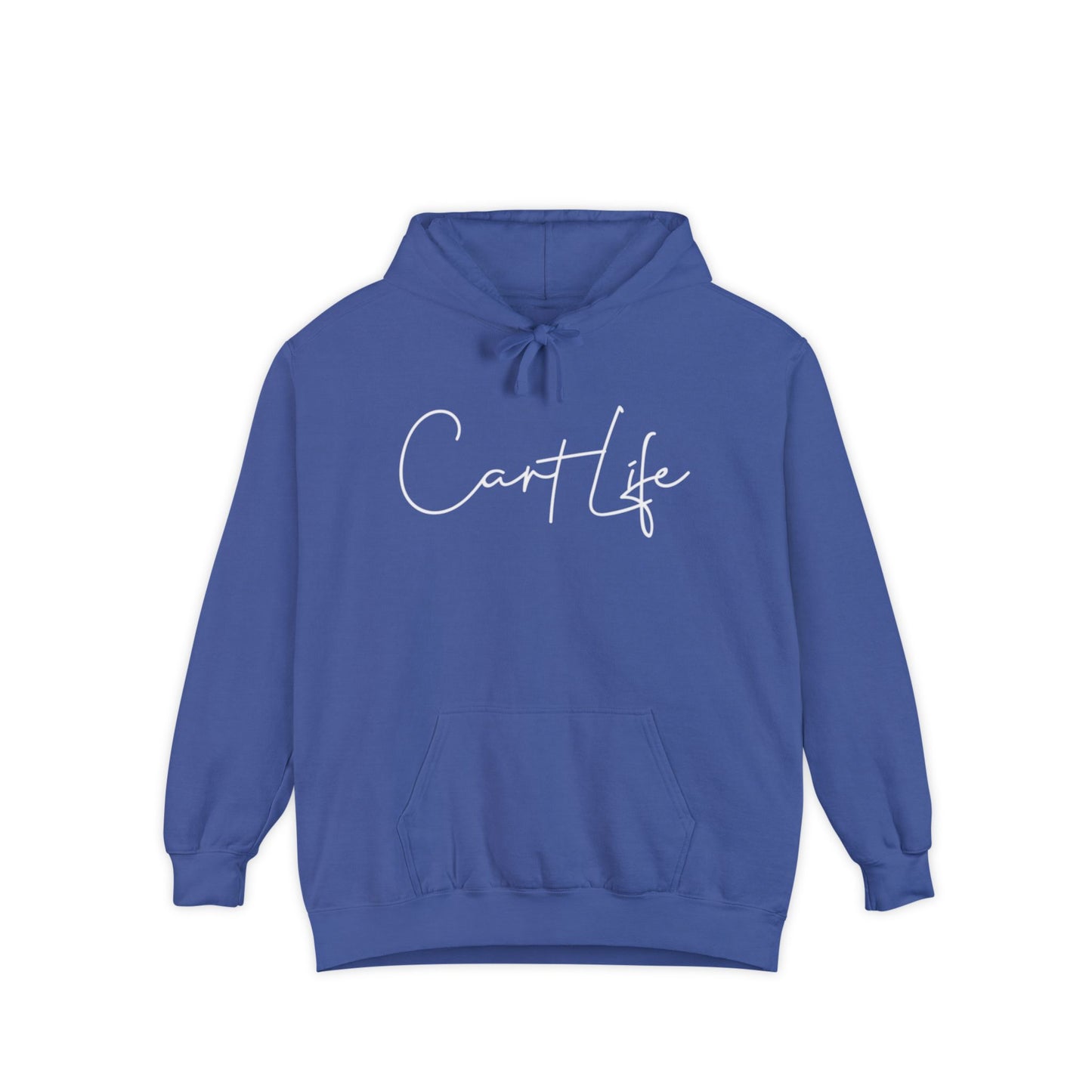 Cart Life Hoodie — Script Logo Garment-Dyed Pullover